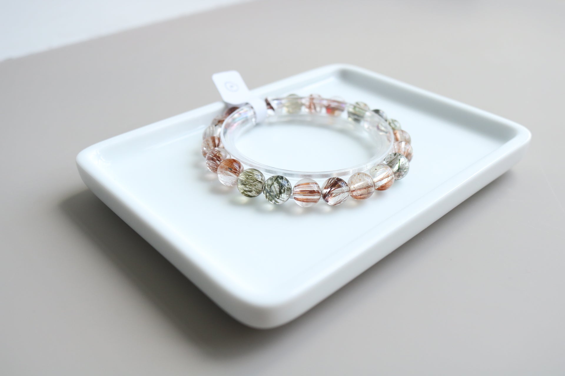 巴西清晶彩髮晶(RQ41) 8mm