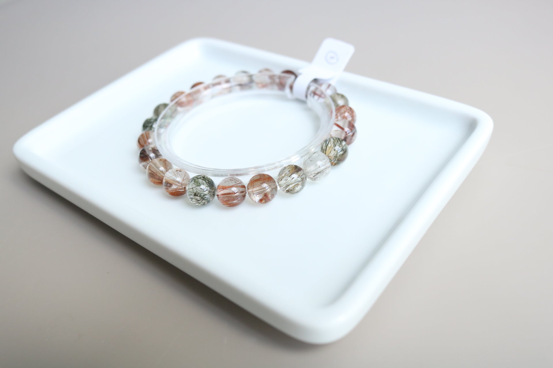 巴西清晶彩髮晶(RQ41) 8mm