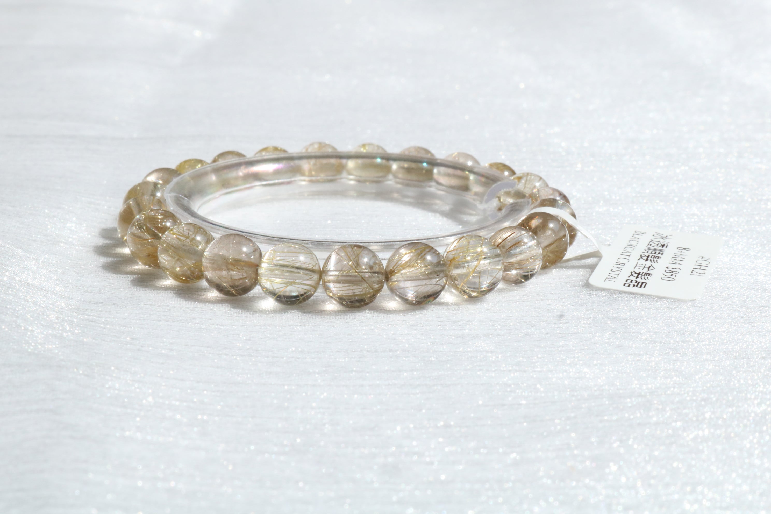 冰透順髮金髮晶(GH21) 8+mm