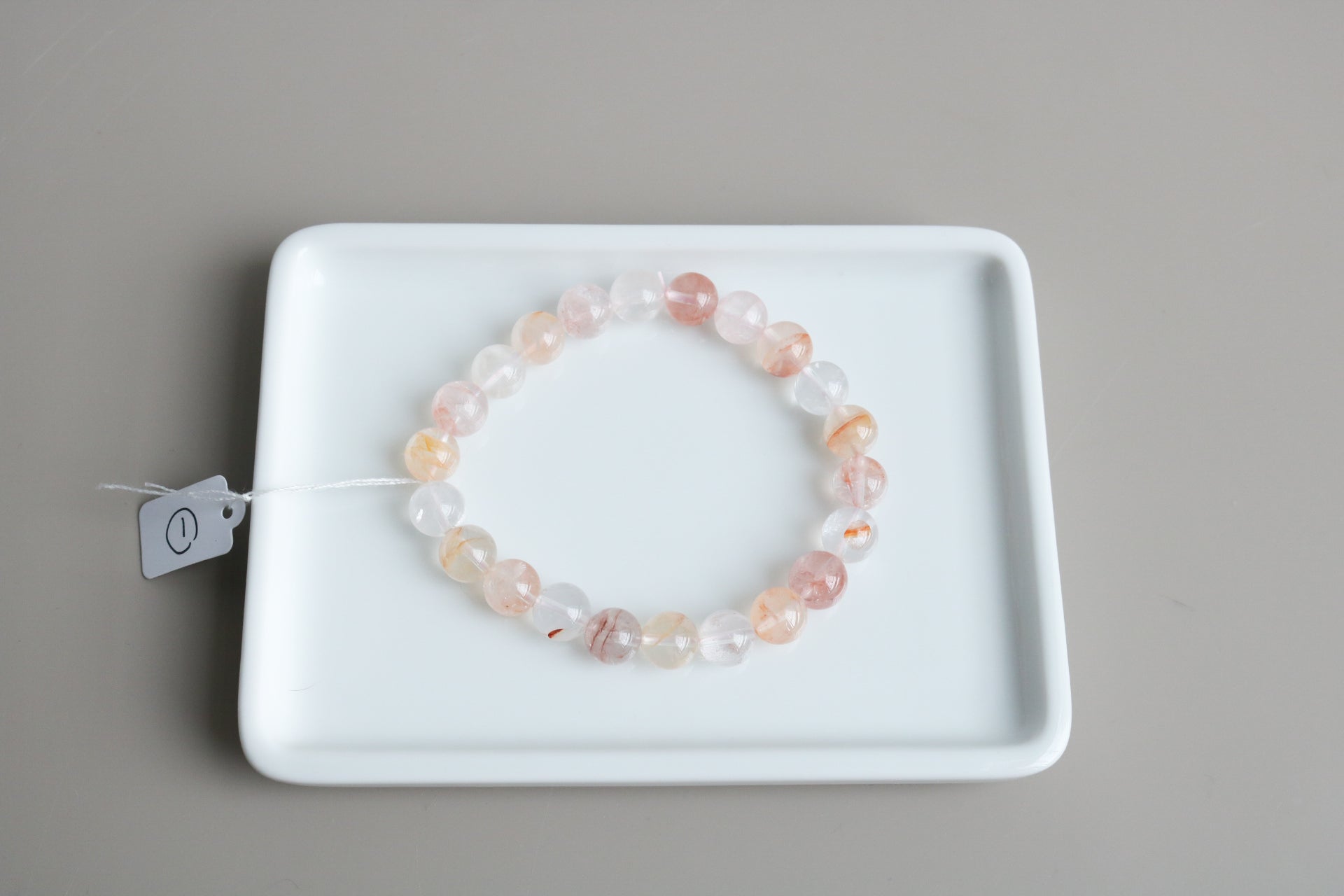 南非透體膠花水晶(HQ20) 9mm