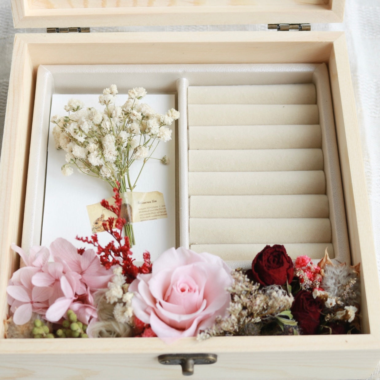 情人節限定花藝首飾盒