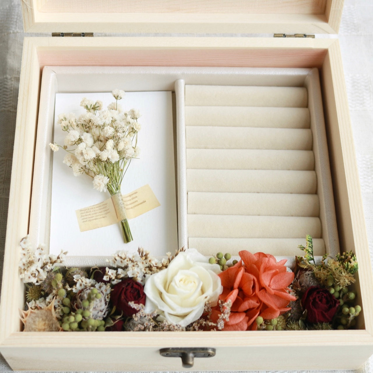 情人節限定花藝首飾盒