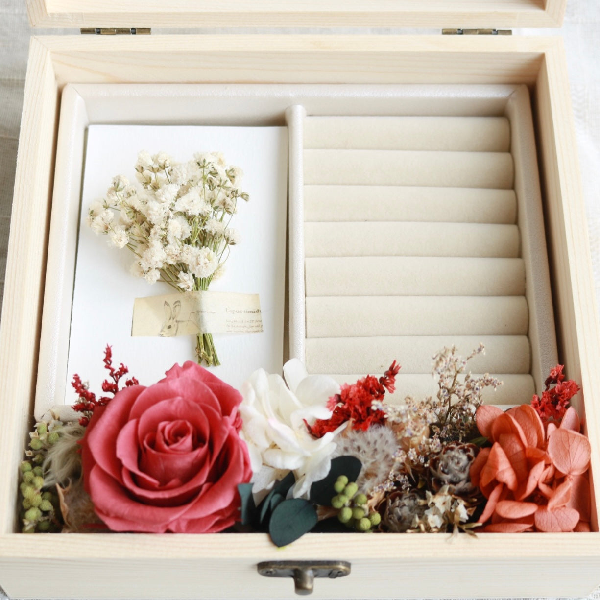 情人節限定花藝首飾盒