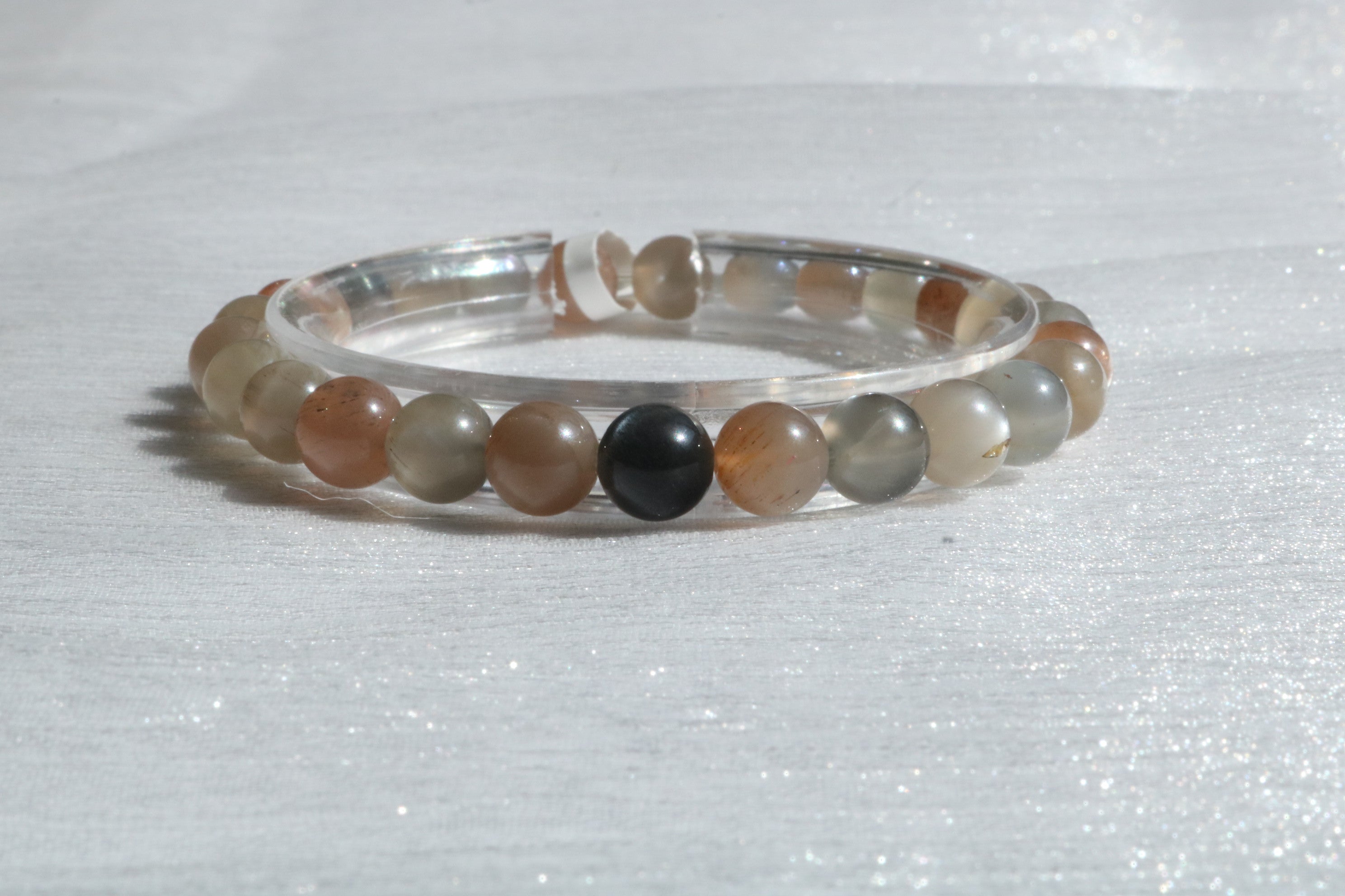 透體彩月光石(RM11) 7.2mm